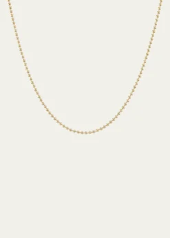 Sorellina18K Yellow Gold 2mm Ball Chain Necklace, 18"L