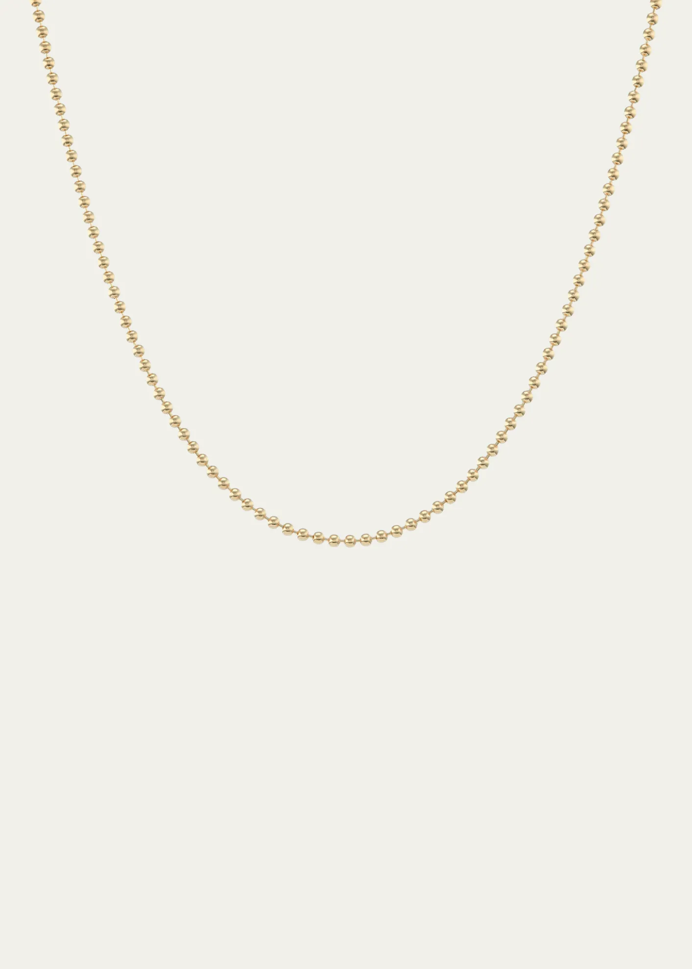 Sorellina18K Yellow Gold 2mm Ball Chain Necklace, 18"L