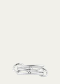 Spinelli KilcollinAcacia Silver Three-Link Ring
