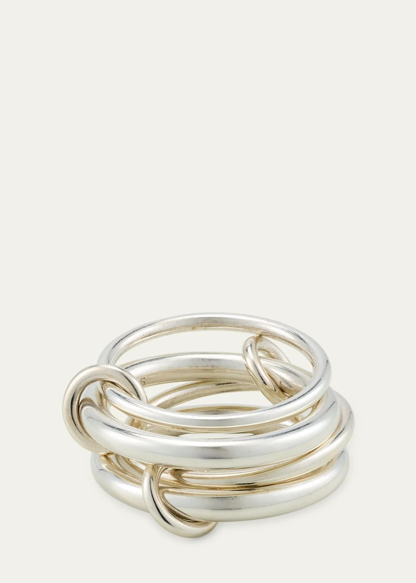 Spinelli KilcollinCici Silver Petite Four Link Ring