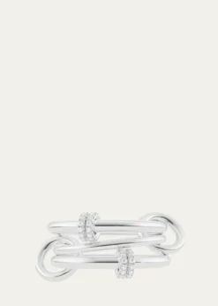 Spinelli KilcollinJovie Sterling Silver Diamond Pave Ring