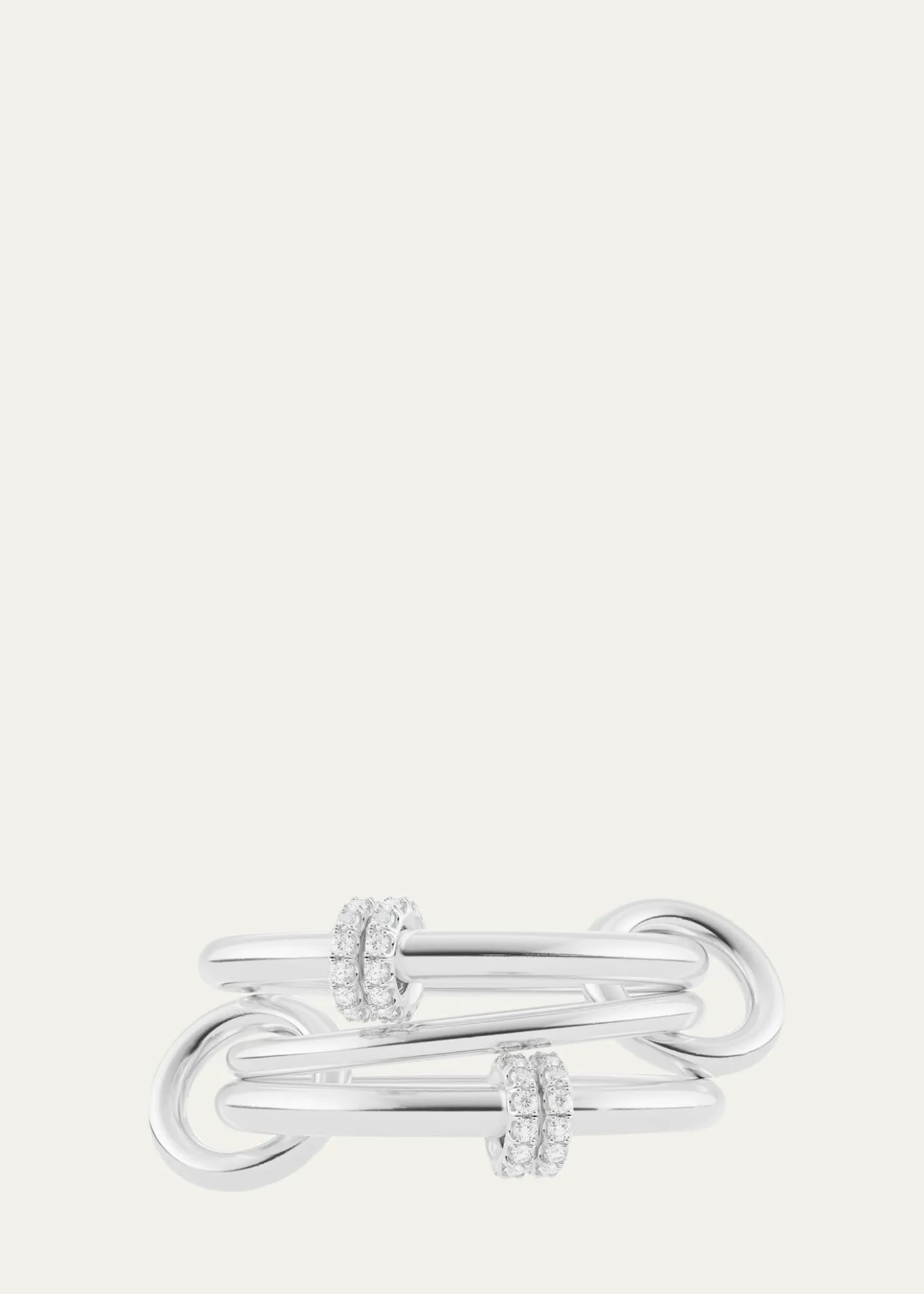 Spinelli KilcollinJovie Sterling Silver Diamond Pave Ring