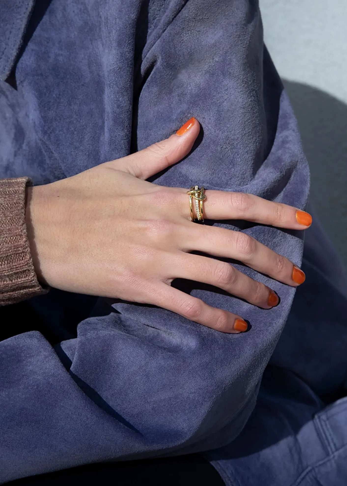 Spinelli Kilcollin18K Yellow Gold Sonny 3 Link Ring