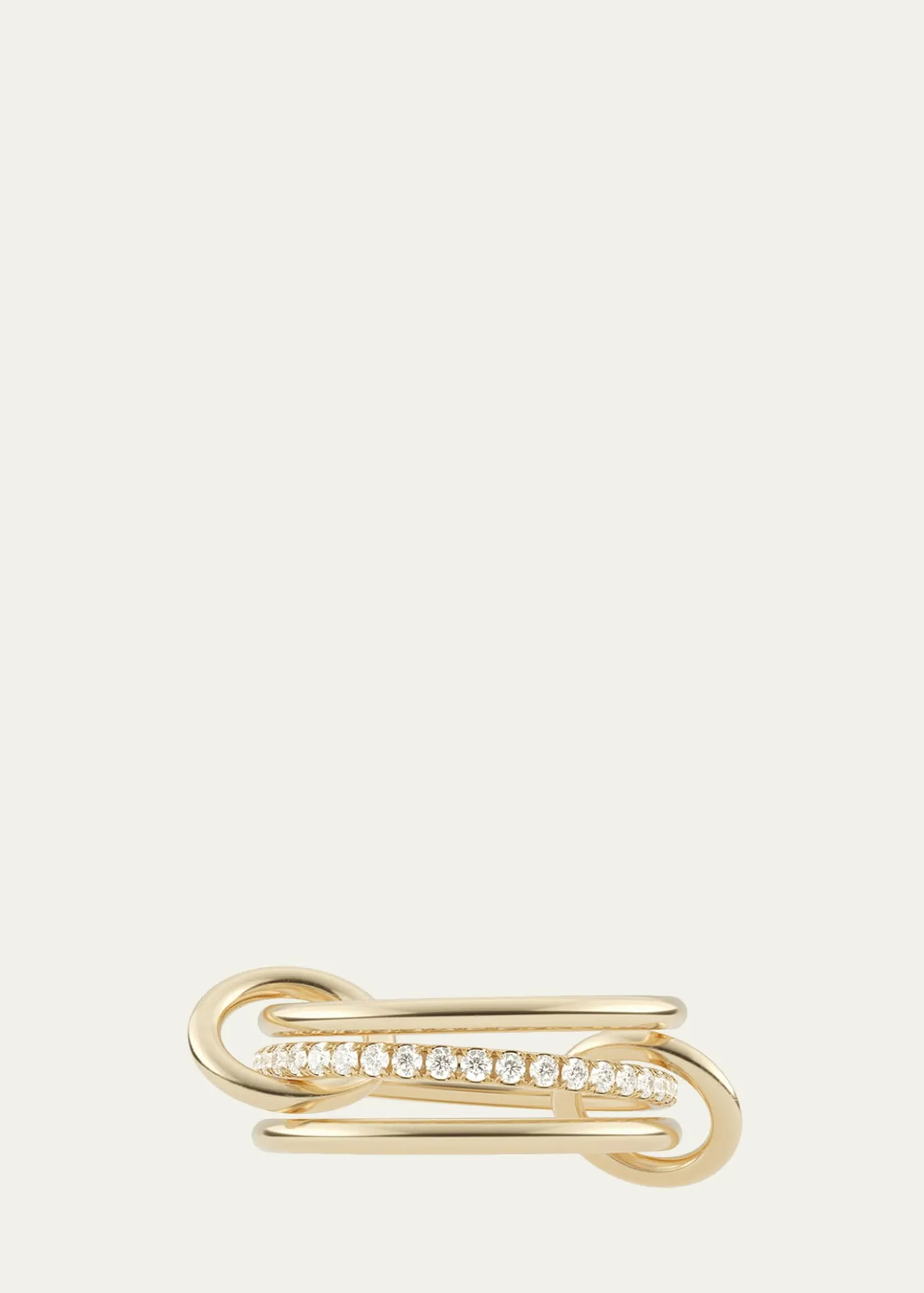 Spinelli Kilcollin18K Yellow Gold Sonny 3 Link Ring
