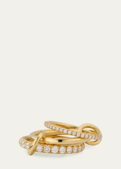 Spinelli KilcollinNorah 18K Yellow Gold Pave Diamond Ring