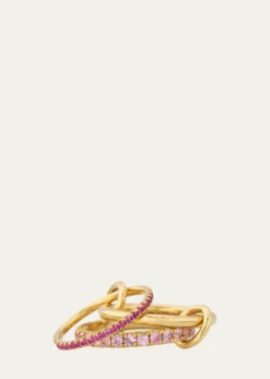 Spinelli KilcollinNorah Rose 18K Yellow Gold Pink Sapphire Ring