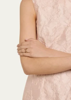 Spinelli KilcollinPetunia 18K Gold Pink Ombre Sapphire Ring