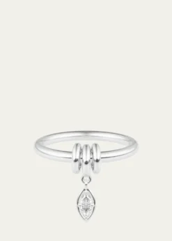 Spinelli KilcollinPia Sterling Silver Marquise Diamond Ring