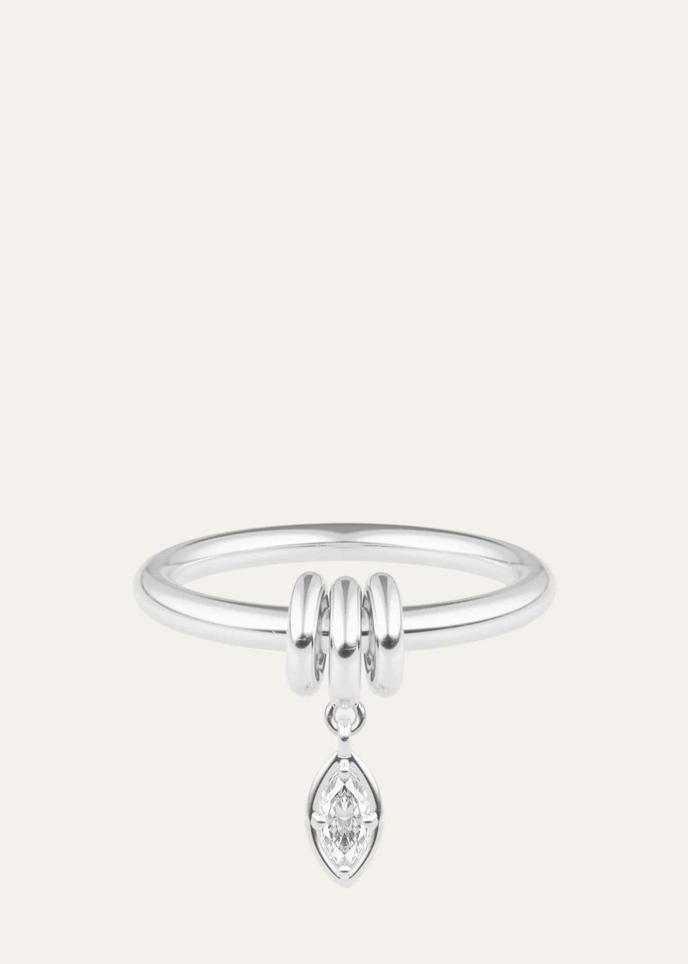 Spinelli KilcollinPia Sterling Silver Marquise Diamond Ring