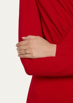 Spinelli KilcollinSolarium SY Three Link Ring in Sterling Silver and 18K Yellow Gold Connectors