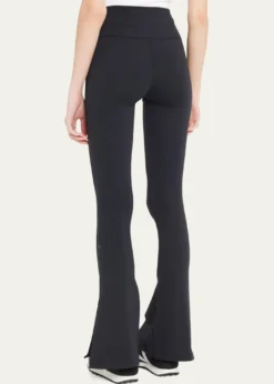 Splits59Racquel High-Waisted Slit Flare Pants