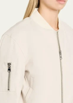 SPRWMNLeather Classic Bomber Jacket