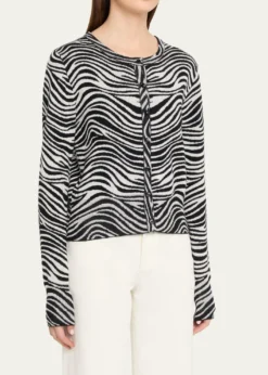 SPRWMNLeopard Cashmere Baby Cardigan