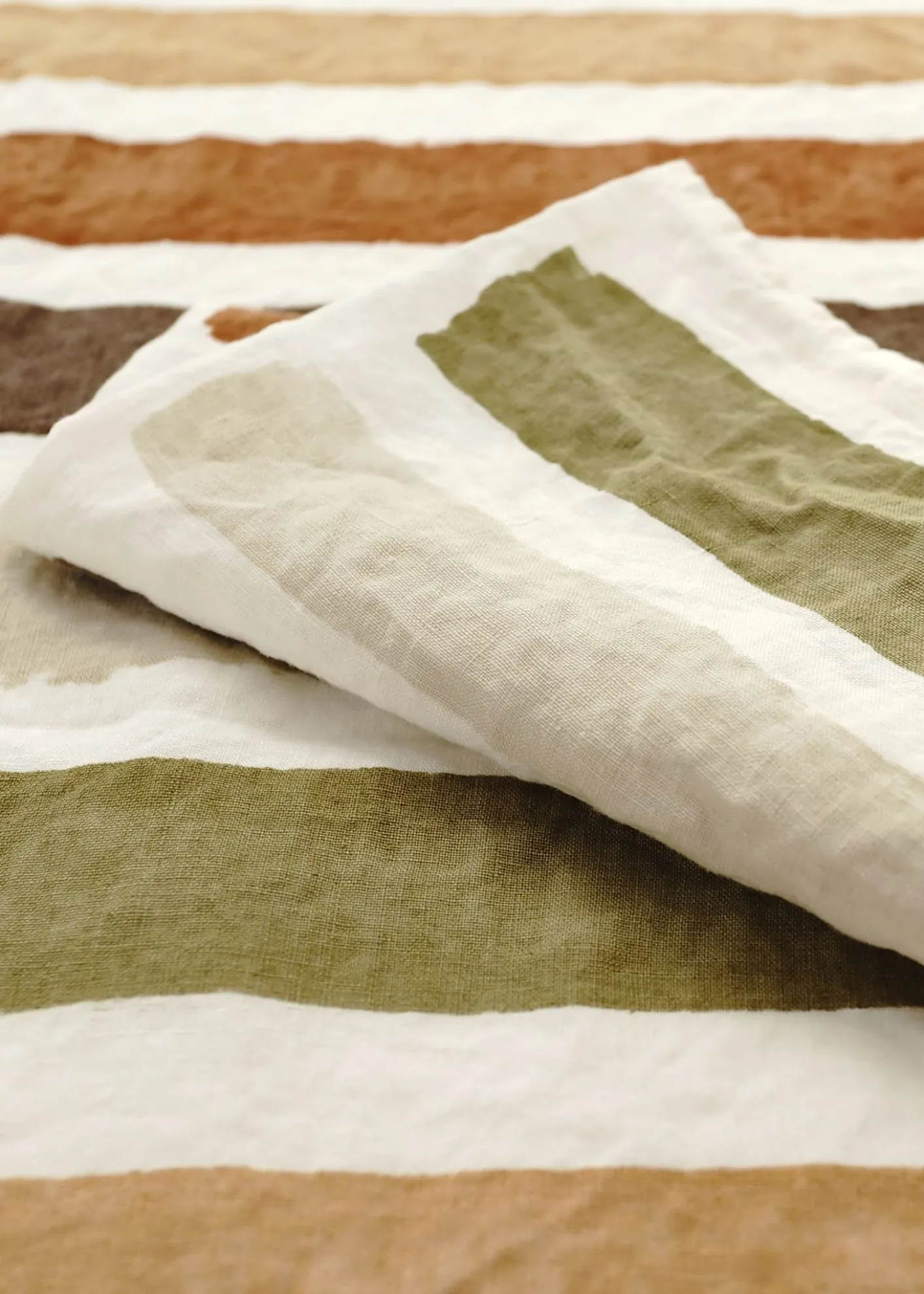 Stamperia BertozziGammacolor Neutrals Linen Napkin
