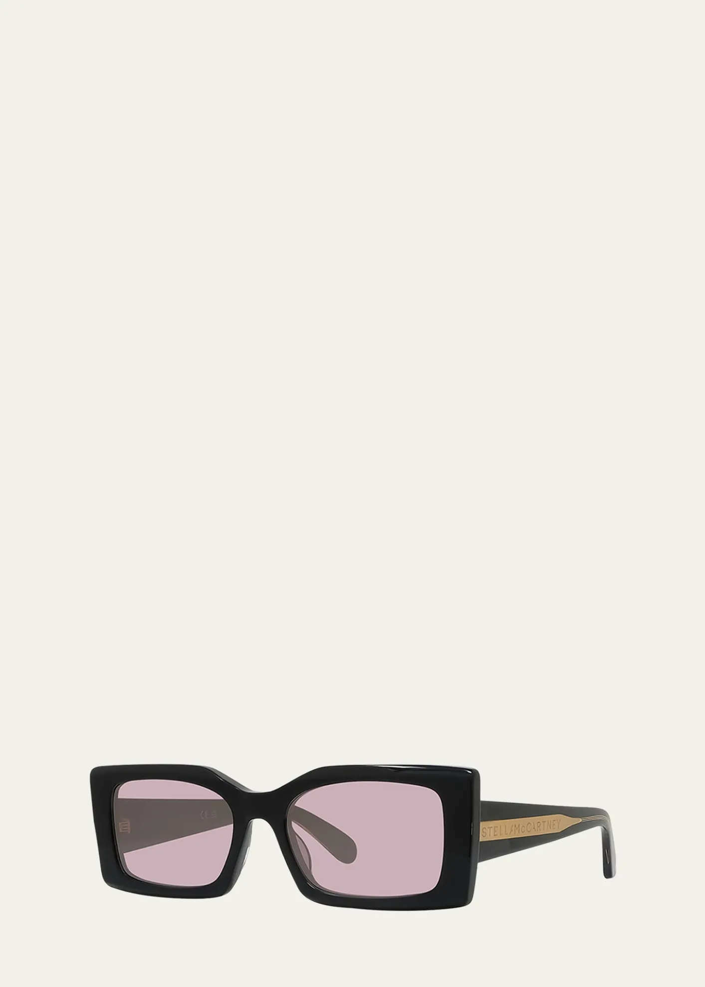 Stella McCartneyAcetate Rectangle Sunglasses