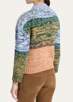 Stella McCartneyAlpaca Jacquard Crewneck Sweater