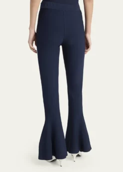 Stella McCartneyCompact Knit Peplum Flare Pants