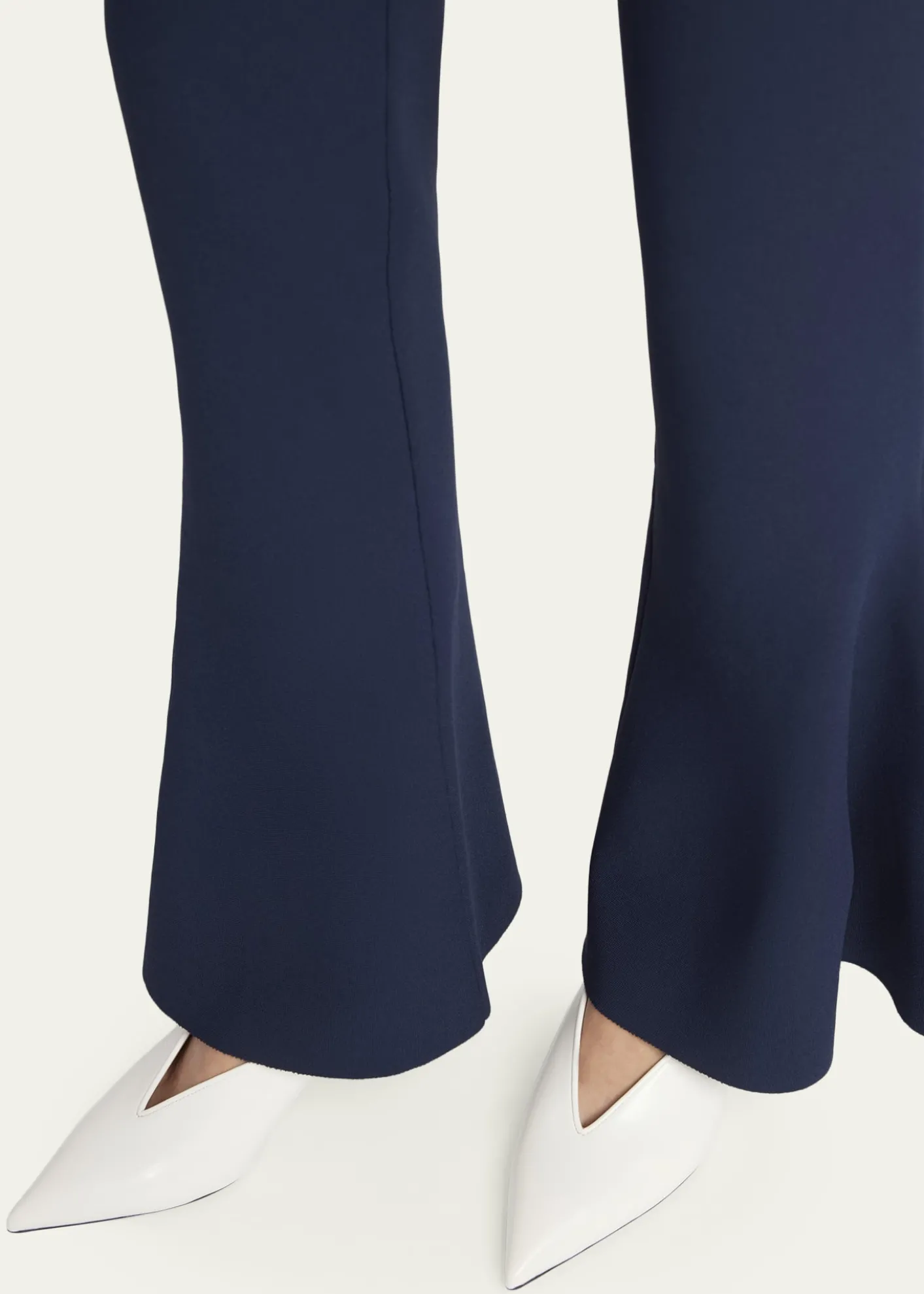 Stella McCartneyCompact Knit Peplum Flare Pants