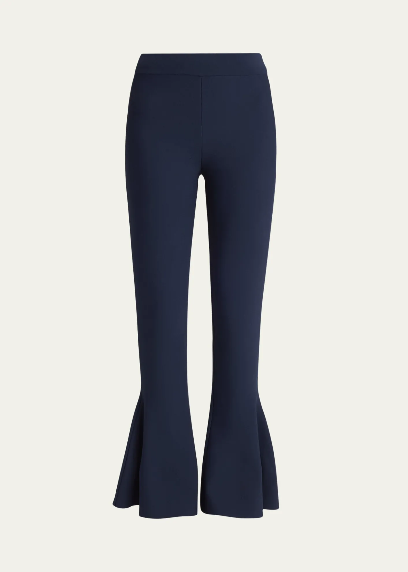 Stella McCartneyCompact Knit Peplum Flare Pants