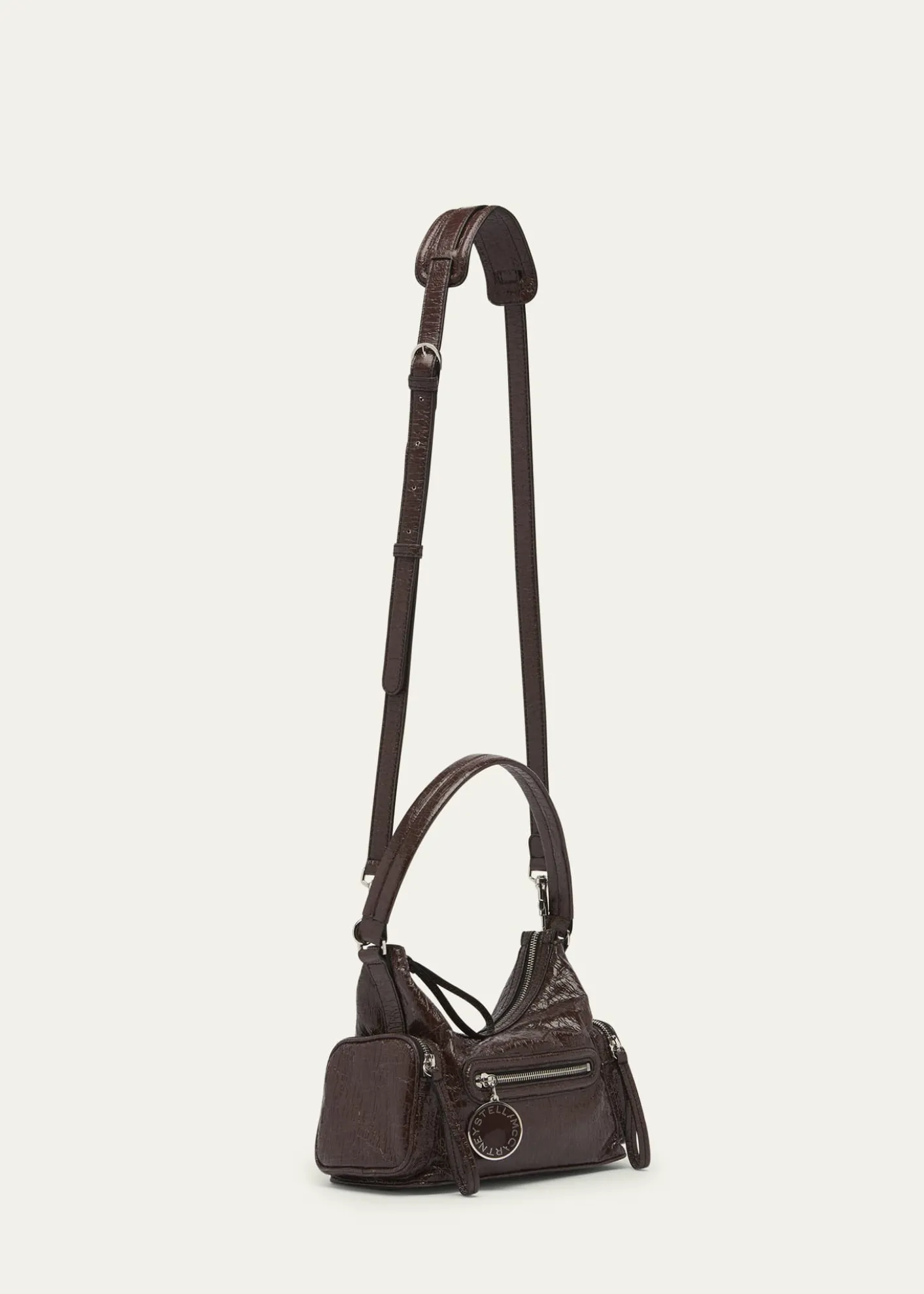 Stella McCartneyDartmoor Small Patent Vegan Leather Shoulder Bag