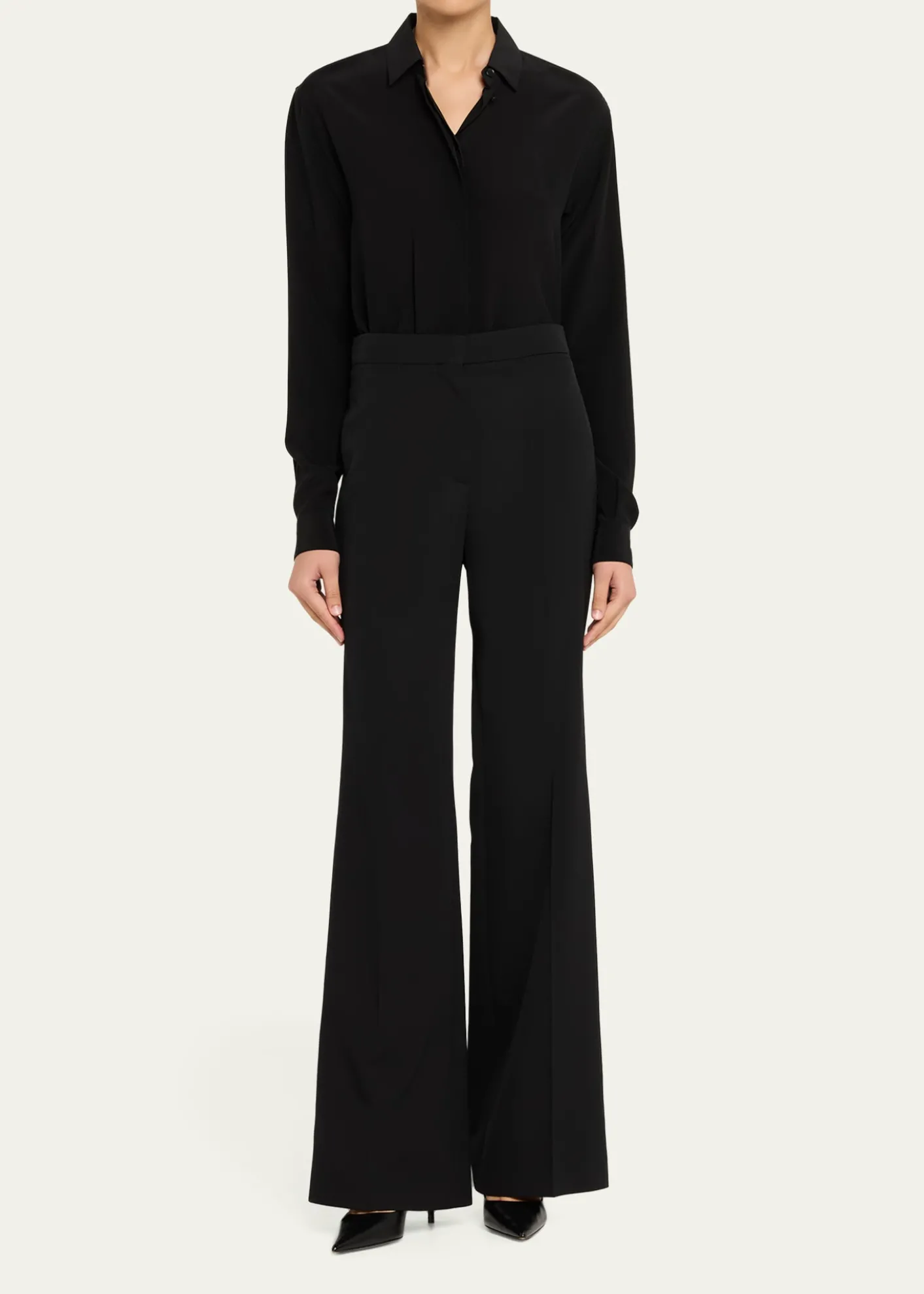 Stella McCartneyFlare-Leg Wool Pants
