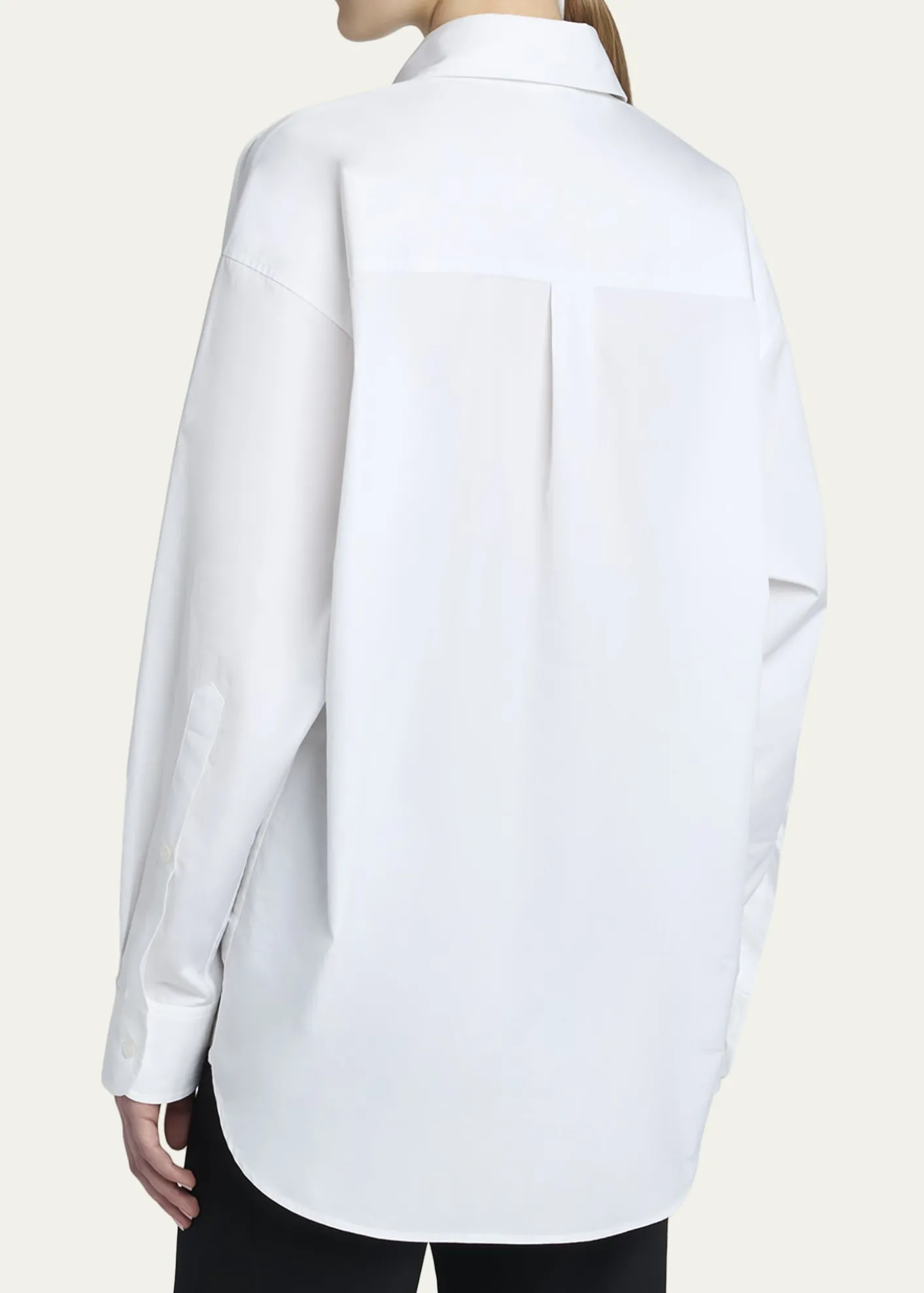 Stella McCartneyFlower Embroidered Cotton Poplin Button-Down Shirt