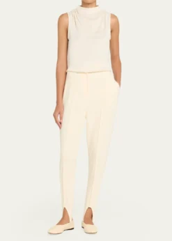 Stella McCartneyHigh-Rise Jersey Stirrup Leggings