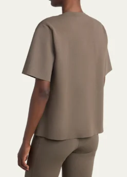 Stella McCartneyIconic Compact Knit Short-Sleeve Top