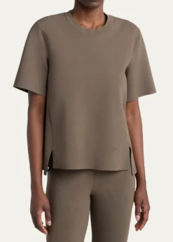 Stella McCartneyIconic Compact Knit Short-Sleeve Top