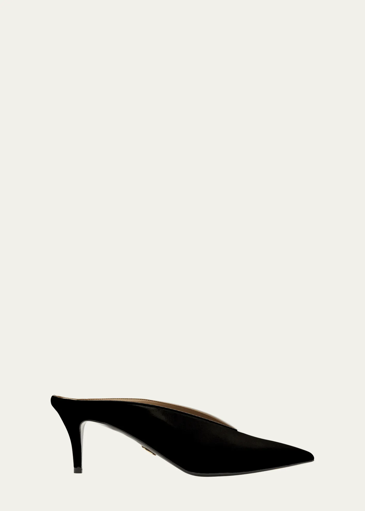 Stella McCartney60mm Brushed Pointed-Toe Mules