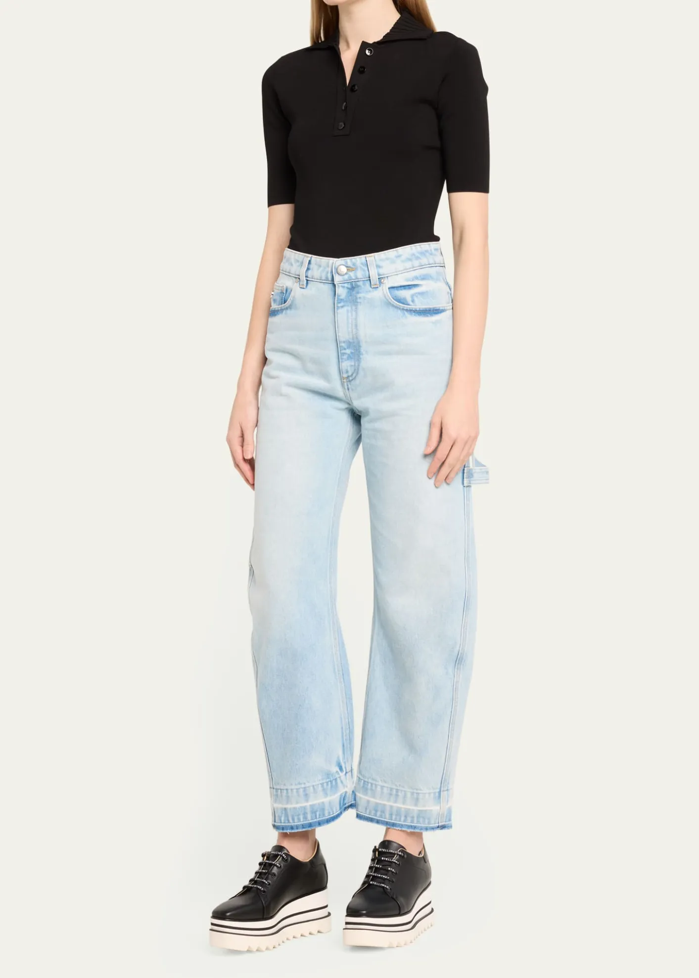 Stella McCartneySneakelyse Vegan Logo Platform Loafers