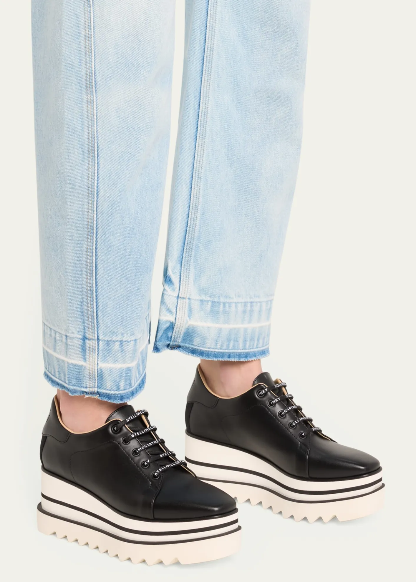 Stella McCartneySneakelyse Vegan Logo Platform Loafers