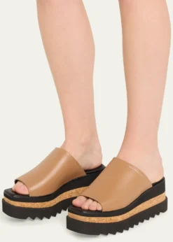 Stella McCartneySneak-Elyse Alter Sporty Mat Platform Sandals