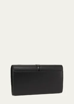 Stella McCartneyStella Ryder Embossed Grainy Eco Vegan Leather Wallet with Strap