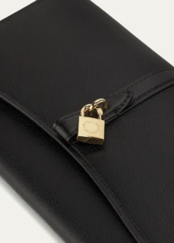 Stella McCartneyStella Ryder Embossed Grainy Eco Vegan Leather Wallet with Strap