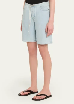 Still HereCool Drawstring Denim Shorts