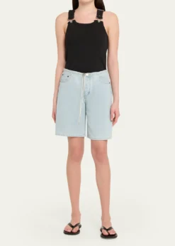 Still HereCool Drawstring Denim Shorts