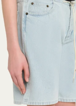 Still HereCool Drawstring Denim Shorts