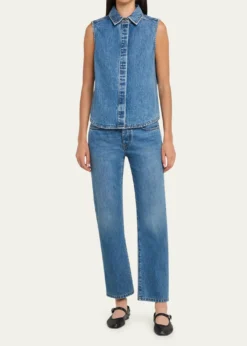 Still HereEmma Sleeveless Denim Top
