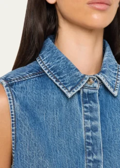Still HereEmma Sleeveless Denim Top