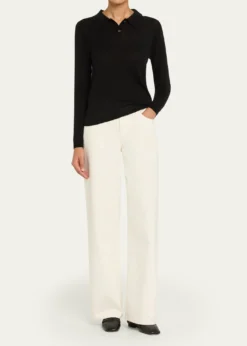Still HereFine-Knit Polo Sweater