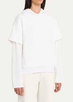 Still Here2Tee Layered Hoodie Sweatshirt