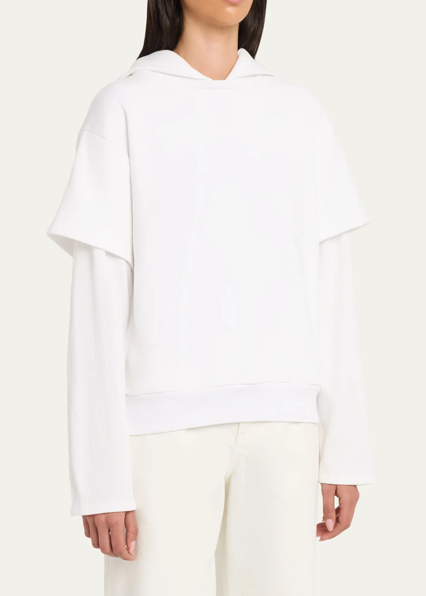 Still Here2Tee Layered Hoodie Sweatshirt