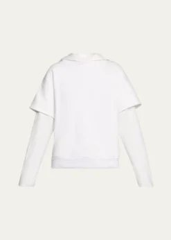 Still Here2Tee Layered Hoodie Sweatshirt
