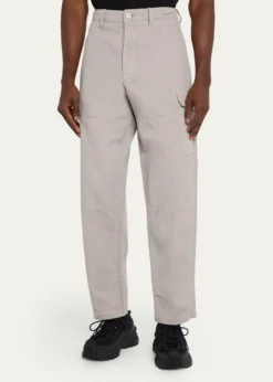 Stone IslandMen's Cotton and Linen Cargo Pants