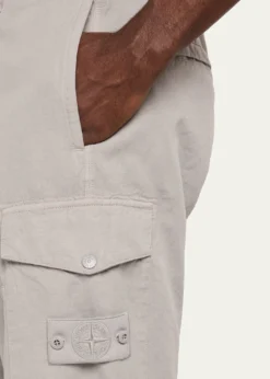 Stone IslandMen's Cotton and Linen Cargo Pants