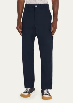 Stone IslandMen's Cotton Straight Leg Cargo Pants