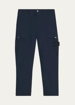 Stone IslandMen's Cotton Straight Leg Cargo Pants