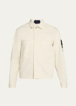 Stone IslandMen's Light Bull Denim-TC Jacket