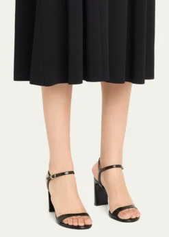 Stuart WeitzmanBabette Leather Ankle-Strap Sandals